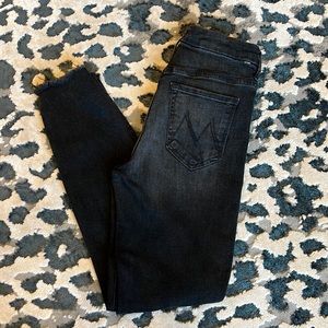 Mother High Wasted Looker Ankle Fray 26